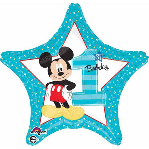 Mickey 1st Birthday Balloon Package (5/Pk)