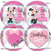 Minnie Mouse 1st B-Day Orbz Balloon (3/Pk)