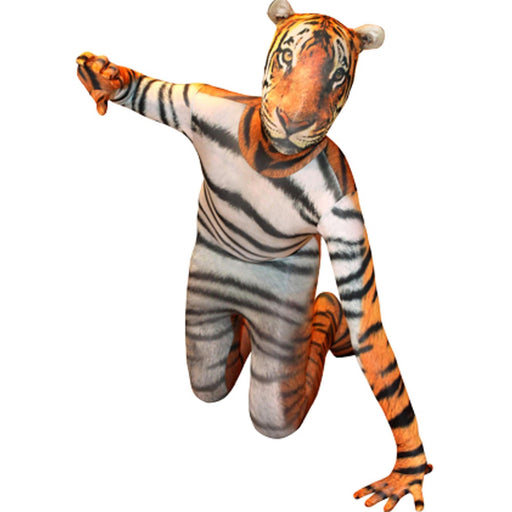 Morphsuit Tiger Kids Costume - Large