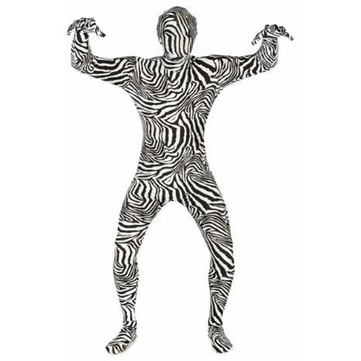 Morphsuit Zebra Print Costume (2X-Large)
