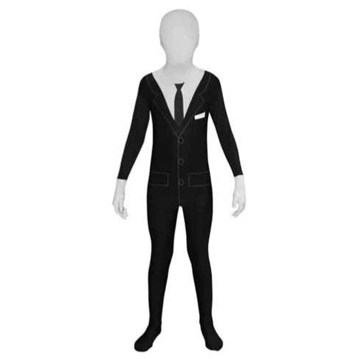 Morphsuit Kids Prem Slenderman Lg Costume