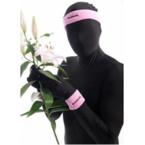 "Morphsuit Pink Sweatbands - Stay Stylish And Dry During Workouts!"