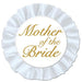 "Mother Of The Bride Button - Elegant Wedding Accessory"