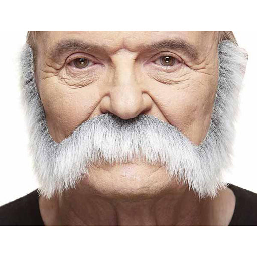 Moustache Decor - White/Grey