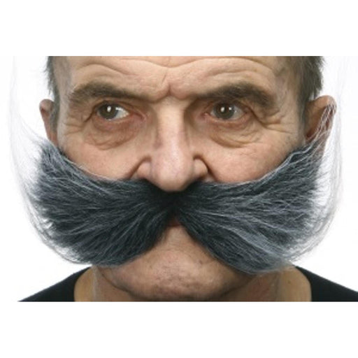 Moustache Black Grey - Horror Costume Accessory