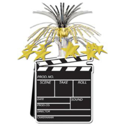 "Movie Set Clapboard Centerpiece - (1Pk)"