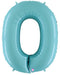 Megaloon Pastel Blue Number 0 Balloon