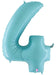 Megaloon Pastel Blue Number 4 Balloon