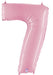 Megалoon Number 7 Pastel Pink Balloon