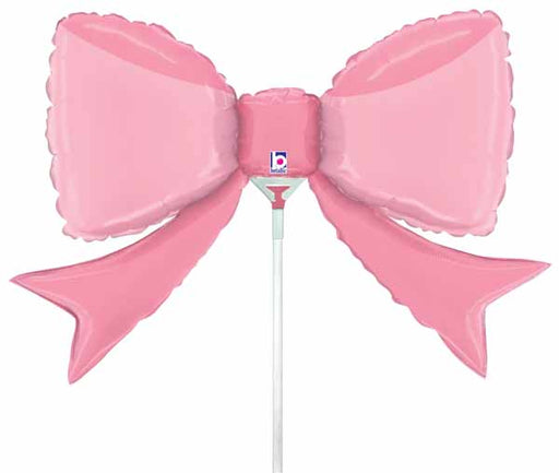 Pretty Pink Bow 14" Mini Shape Foil Balloon