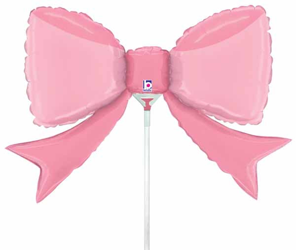 Pretty Pink Bow 14" Mini Shape Foil Balloon