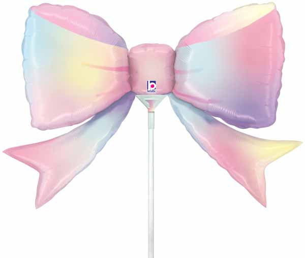 14-Inch Multicolour Bow Mini Foil Balloon