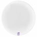 White Globe Foil Balloon, 11 Inch