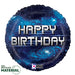 Birthday Galaxy 18-Inch Round Balloon