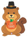Pilgrim Squirrel 32-Inch Foil Balloon