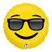 Sunglasses Emoji 18-Inch Round Foil Balloon