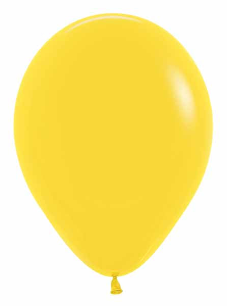 Sempertex 5 Inch Yellow Latex Balloons, 50 Pack