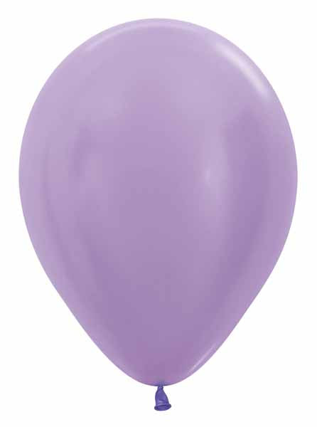 Pearl Lilac 5-Inch Latex Balloons, 100 Count