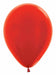 Sempertex 5" Metallic Red Latex Balloons, 50 Pack