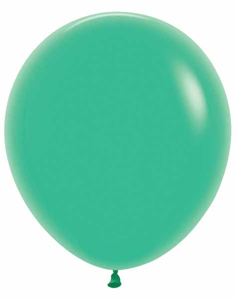 Fashion Green 18-Inch Latex Balloons, 25 Count