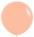 Deluxe Peach Blush 36-Inch Latex Balloons, 2-Pack