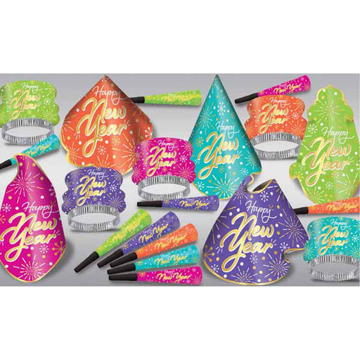 Neon Burst Party Pack For 10 Guests