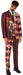 Suitmeister Men's Scary Clown Red Suit, Small