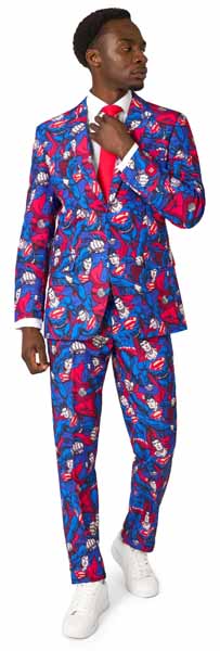 OppoSuits Superman Man of Tomorrow Men's Suit, Large