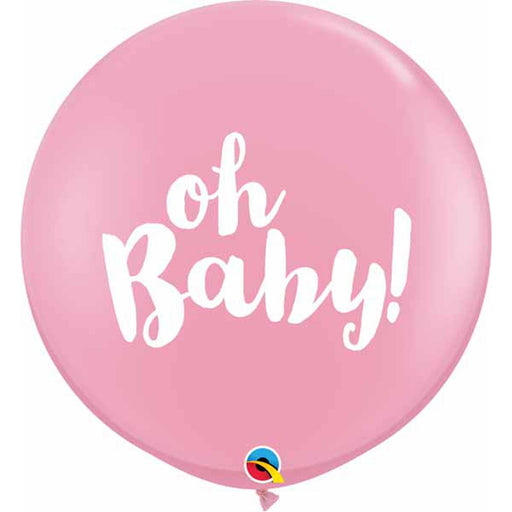 Oh Baby! 3' Pink Balloons (2 Pack)