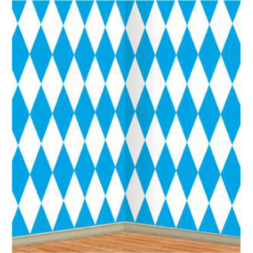 "Oktoberfest Blue/White Backdrop - 4'X30'"