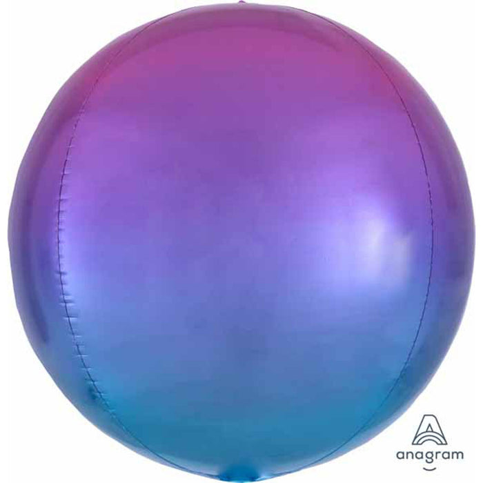 "Ombre Orbz Pink & Blue Xl Balloon Pack"