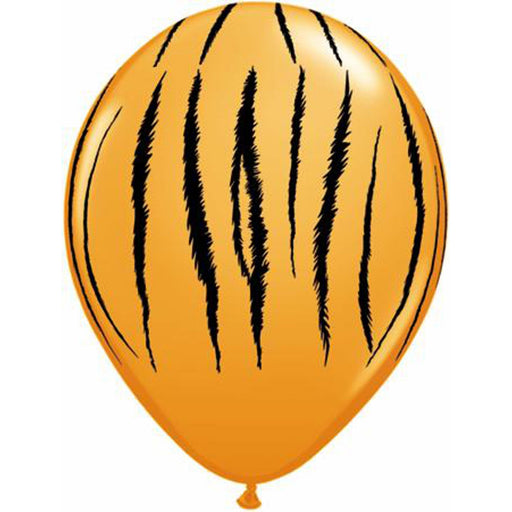 Orange Tiger Stripes Bags - 11" X 5" X 3" (50 Pack)