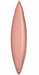 Prima 36-Inch Rose Gold Taper Foil Balloons, 5-Pack