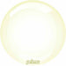 PRIMA GLASS SPHERE 20" YELLOW 1/PKGD