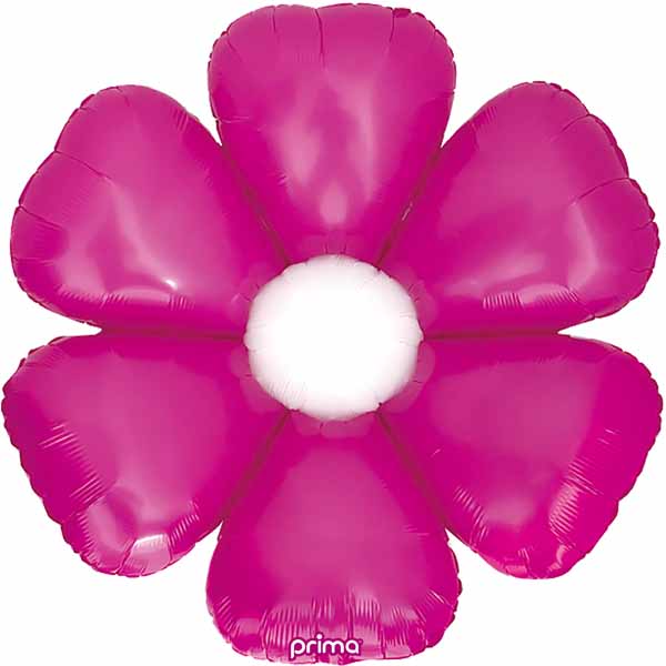 Prima Hot Pink Daisy Air-Fill Foil Balloon, 34 Inch