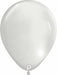 Prima Clear Glass 5-Inch Round Latex Balloons, 100 Count