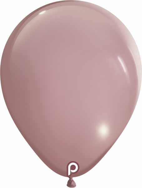 Prima Dusty Rose 5-Inch Round Latex Balloons, 100 Count