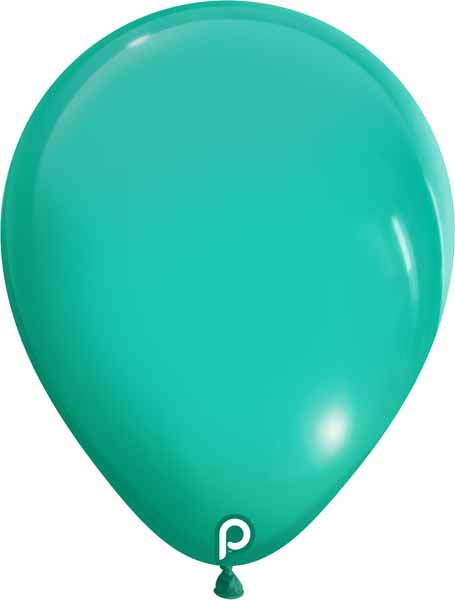 Prima Aqua 18-Inch Round Latex Balloons, 25 Count