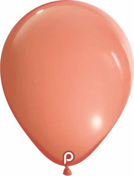Prima Peach 18-Inch Round Latex Balloons, 25 Pack