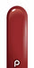 Prima Burgundy 260 Latex Twisting Balloons, 50 Count