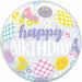 Prima Retro Skates Birthday Sphere Balloon, 20 Inch