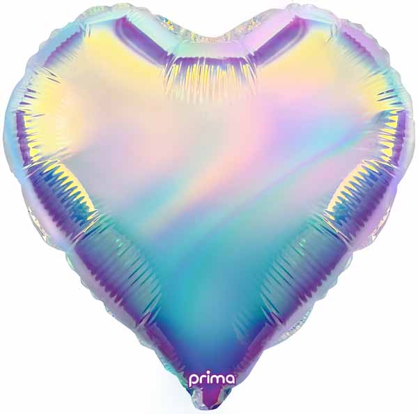 Primadescent 18-Inch Air-Fill Heart Foil Balloon