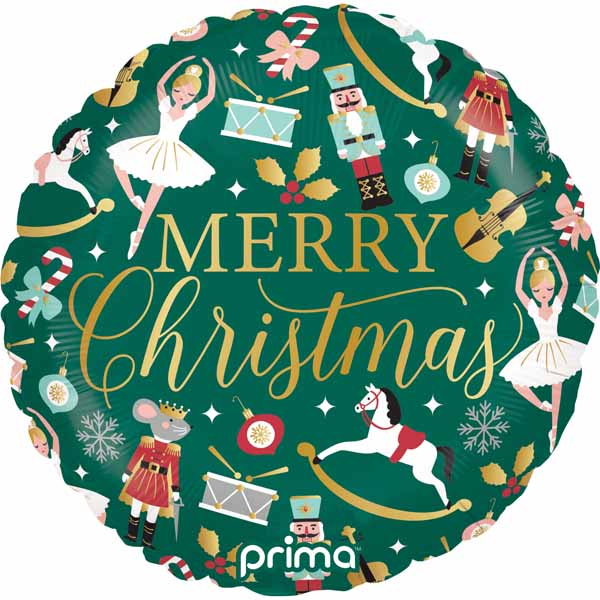 Prima Christmas Nutcracker 18-Inch Foil Balloon