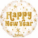 PRIMA NEW YEARS 18" GOLD NEUTRAL CHECKER