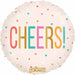 Prima 18" Cheers Colorful Dots Foil Balloon