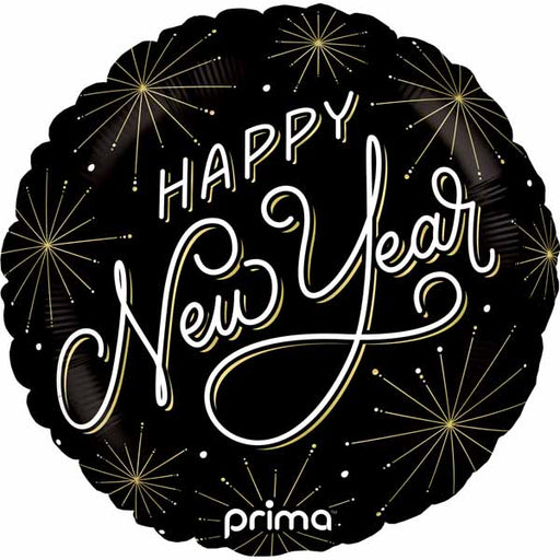 Prima New Year's Fireworks 18-Inch Foil Balloon