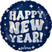 Prima Happy New Year Holographic Foil Balloon, 18 Inch