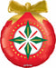 Prima Christmas Ornament Foil Balloon, 22 Inch