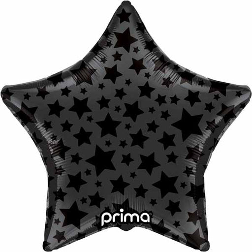 PRIMA BLACK STARS 18" FOIL 1/PKG