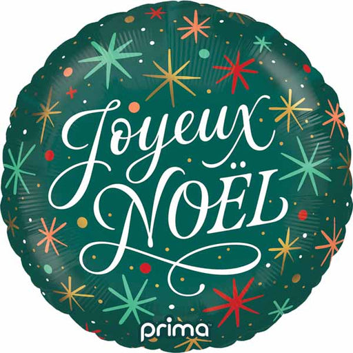 Joyeux Noël 18" Foil Christmas Balloon